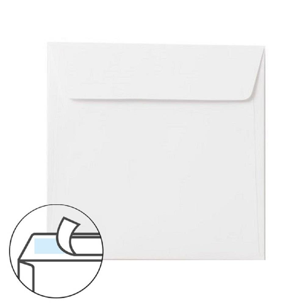 Briefumschlag haftklebend 16x16 cm in Weiß, 0,35 €