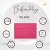 B6 Envelopes with adhesive 4,92 x 4,93 in in pink