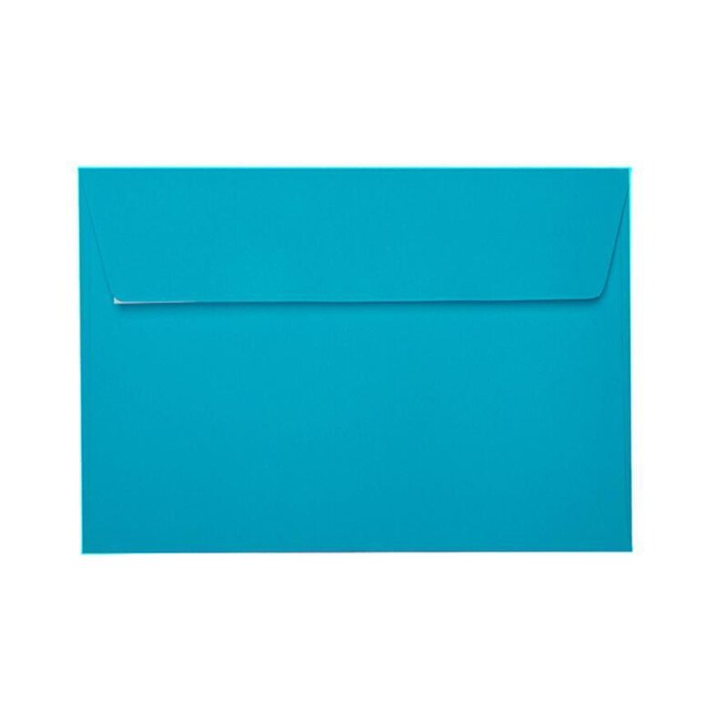 DIN B6 Briefumschläge haftklebend 125x176 mm in Blau