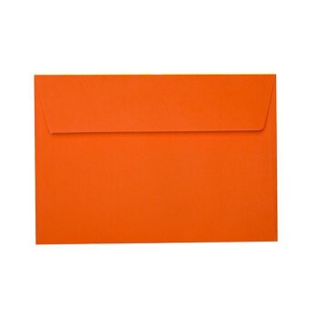 Enveloppes B6 adhésives 125x176 mm en orange