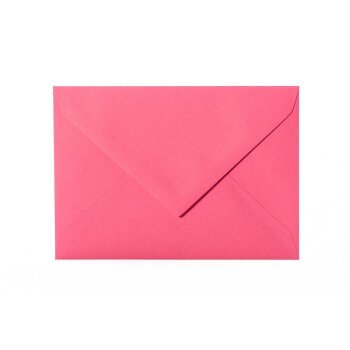 25 enveloppes DIN B6 (125 x 176 mm) avec rabat pointu 120 g / qm 09 rose