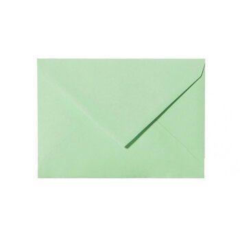 25 envelopes DIN B6 (4.92 x 6.93) with pointed flap 120 g / sqm 12 light green