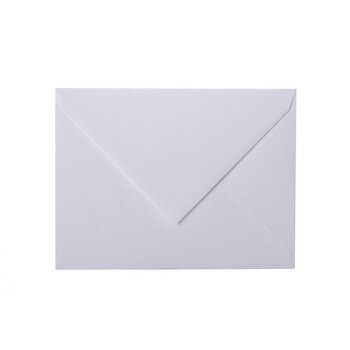 25 enveloppes DIN B6 (125 x 176 mm) avec rabat pointu 120 g / qm 14 bleu-violet
