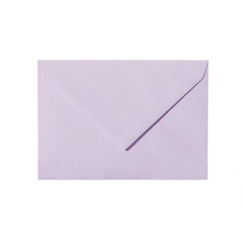 25 envelopes DIN B6 (4.92 x 6.93) with pointed flap 120 g / qm 15 lilac