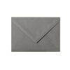 25 buste DIN B6 (125 x 176 mm) con aletta appuntita 120 g / qm 35 grigio scuro