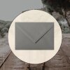 25 envelopes DIN B6 (4.92 x 6.93) with pointed flap 120 g / qm 35 dark gray