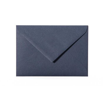 1 enveloppe chaque DIN B6 (125 x 176 mm) avec un rabat 120 g / qm 19 bleu foncé