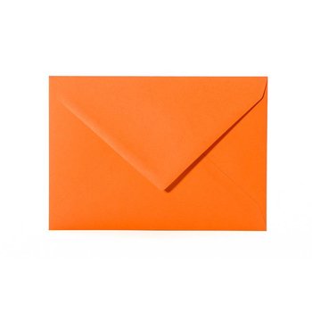 je 1 Umschlag DIN B6 (125 x 176 mm) mit Spitzlasche 120 g/qm 22 Orange