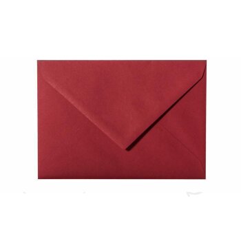 1 envelope each DIN B6 (4.92 x 6.93 in) with flap 120 g / sqm 24 Bordeaux