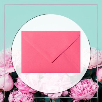 Envelopes DIN C6 (4.48 x 6.37 in) moist adhesive 120 g / sqm 09 pink