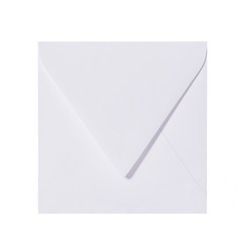 Enveloppes carrées 140 x 140 mm adhésif humide 120 g / qm 00 blanc