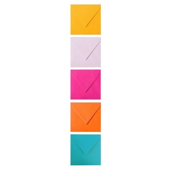 Choix de couleur - paquet de 25 enveloppes 155 x 155 mm adhésif 120 g / m² - couleurs spéciales -