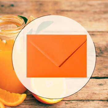Envelopes DIN C5 (6.37 x 9.01 in) moist adhesive 120 g / qm 22 orange