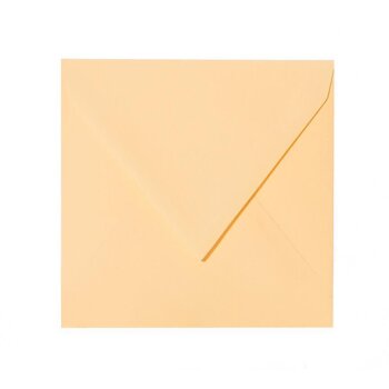 Envelopes 6,10 x 6,10 in in gold-yellow in 120 gsm