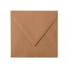 Envelopes 6,10 x 6,10 in in hazelnut in 120 gsm