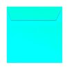 Envelopes 6.10 x 6.10 in with adhesive strips 120 gsm in 18 blue