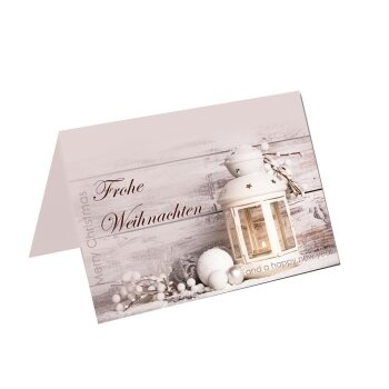 premium Christmas cards as folded cards with envelope C6