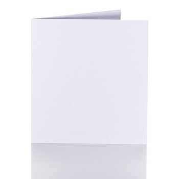 Tarjetas plegables 15x15 cm 240 gsm 25 piezas en 00 blanco