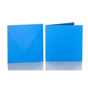 coloured envelopes 150 x 150 mm moist seal + folded cards...