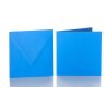 coloured envelopes 150 x 150 mm moist seal + folded cards 145 x 145 mm i.18 intensive blue