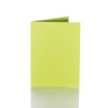 Pack of 25 folding cards 1.97 x 2.95 in 240 g / sqm 28 apple green