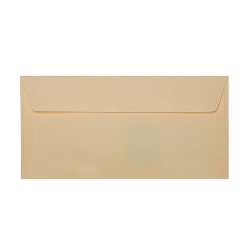Briefumschläge 11x22 cm mit Haftstreifen - Camel