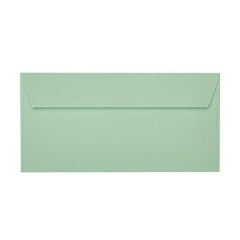 Envelopes 4,33 x 8,66 in with adhesive strips - light green