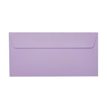 Enveloppes 11x22 cm avec bandes adhésives - lilas