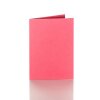 Faltkarten 100 x 150 mm 240 g/qm passend für Briefumschläge im Format Din C6 09 Pink