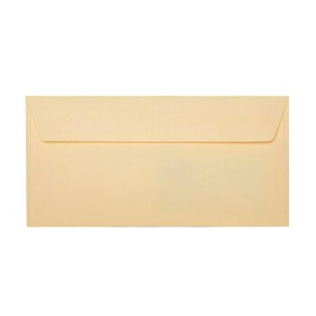 Enveloppes 11x22 cm avec bandes adhésives - jaune dor