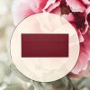 Envelopes 4,33 x 8,66 in with adhesive strips - Bordeaux