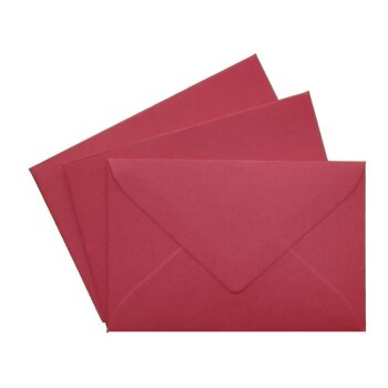 Enveloppes 2,36 x 3,54 in, 120 g / m² rouge vin