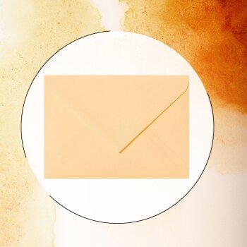 Envelopes C8 (2,25 x 3,19 in) - gold-yellow