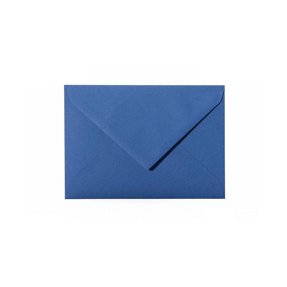 Blau 5,7x8,1 cm mit Dreieckslasche 10 Briefumschläge C8 
