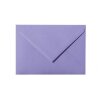 Sobres de 14x19 cm en violeta con solapa triangular en 120 g / m²
