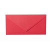 Briefumschläge DIN lang - 11x22 cm - Rot mit Dreieckslasche