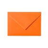 Enveloppes C6 (11,4x16,2 cm) - Orange avec rabat triangulaire