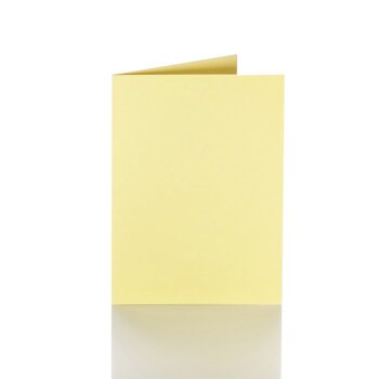 Cartes pliantes 15x20 cm - jaune