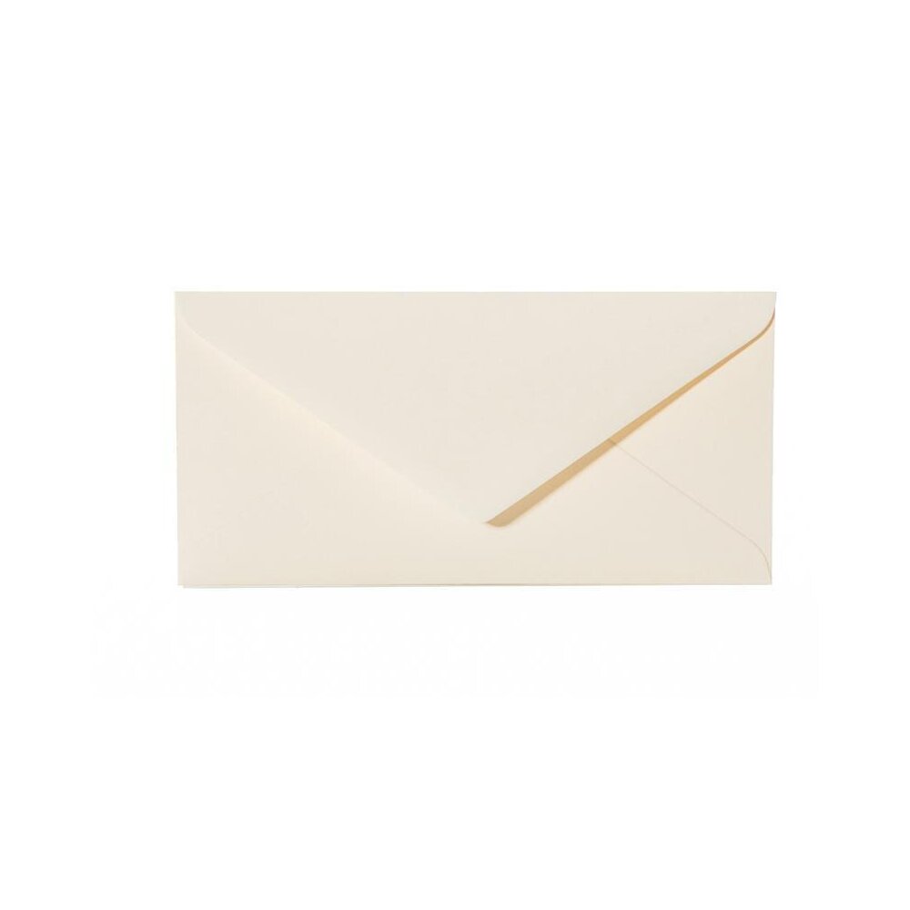 Enveloppes DIN longues - 11x22 cm - crème délicate avec un rabat tria, 0,35  €