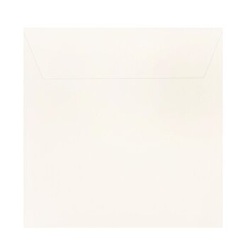 Square envelopes 6,69 x 6,69 in in ivory with adhesive...