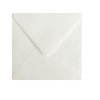 25 Briefumschläge quadratisch weiß 100g/m² haftklebend 220 x 220 