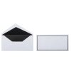 Mourning envelope DIN long 4,33 x 8,66 in - SILK LINING - black 0,08 in frame