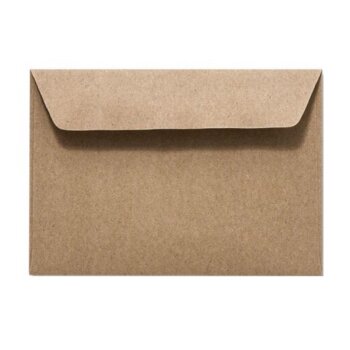 Kraft paper envelopes DIN C6 (4,48 x 6,37 in) - recycled...