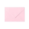 Enveloppes C6 (11,4x16,2 cm) - rose avec un rabat triangulaire