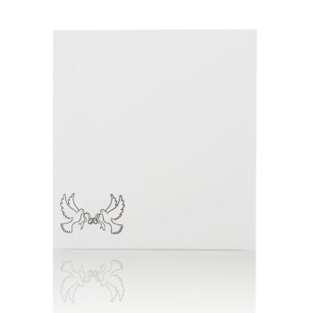 Envelopes 6,10 x 6,10 in with white lining in wedding...