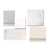 Premium-envelopes 155x155 mm - wedding rings silver - Polar white - 120 gsm