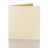 Cartes pliantes 150 x 150 mm - crème délicate