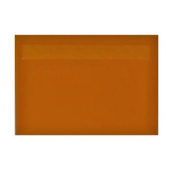Transparenter Briefumschlag C5 162 x 229 mm - Orange mit...