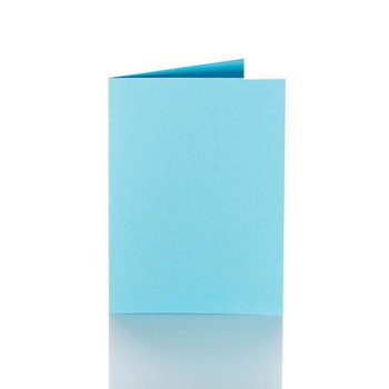 Tarjetas plegables 15x20 cm - azul