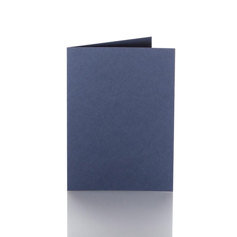 Faltkarten 15x20 cm - dunkelblau